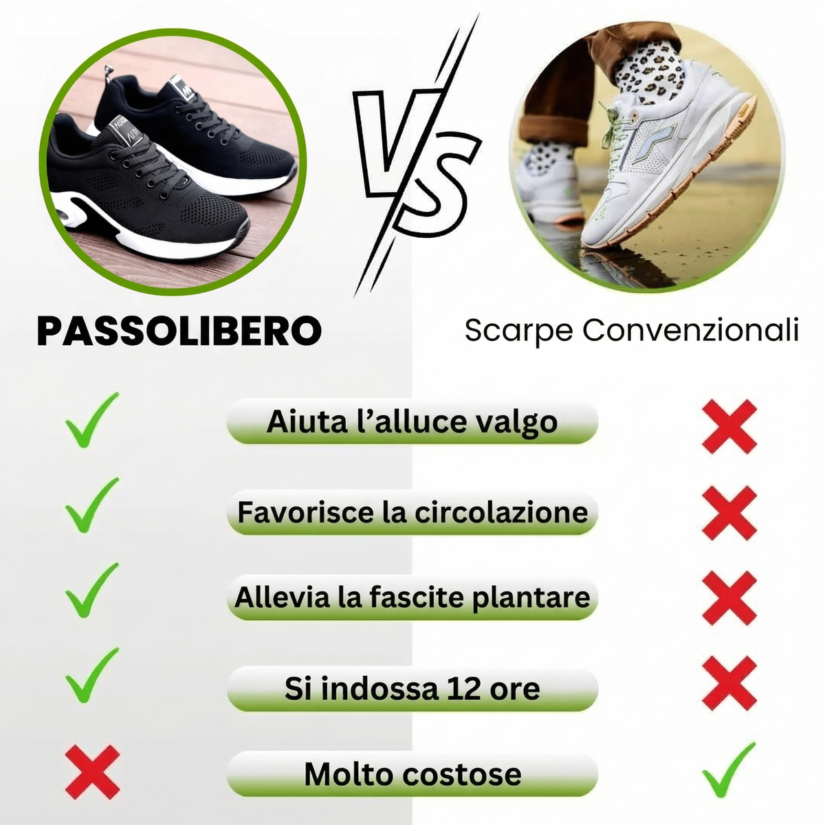 PassoLibero Comfort Fit Ergonomic Shoes