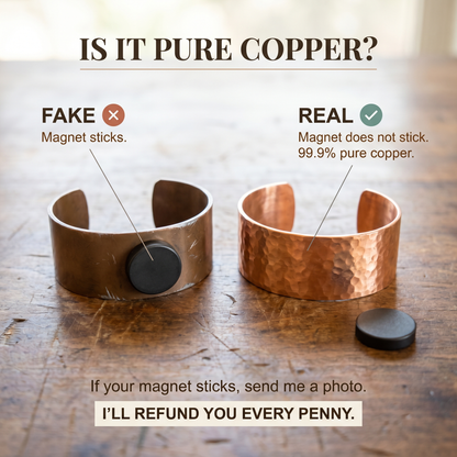 Ochre Men's  Copper Bracelet