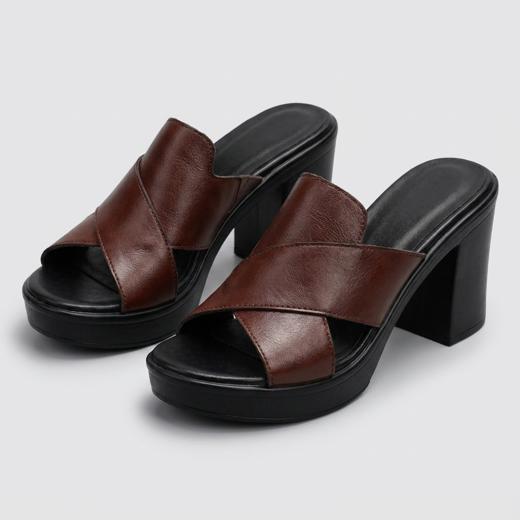 Lucia Comfort-Orthopedic Sandals with Supportive Heel