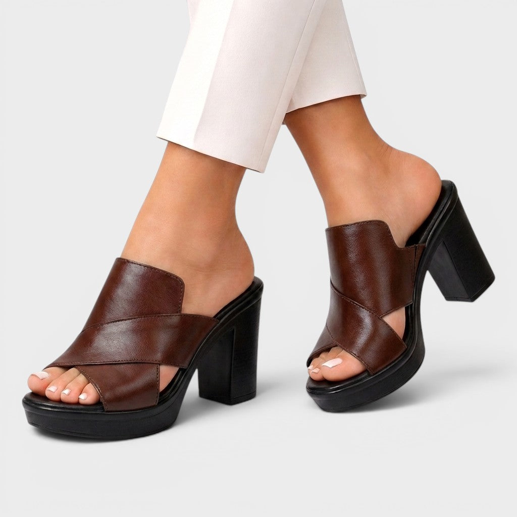 Lucia Comfort-Orthopedic Sandals with Supportive Heel