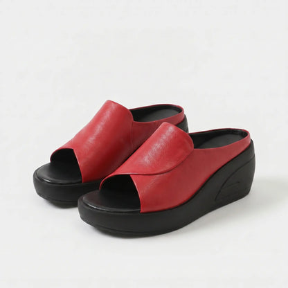 Elisa Orthopedic Wedge Slip-On Sandals