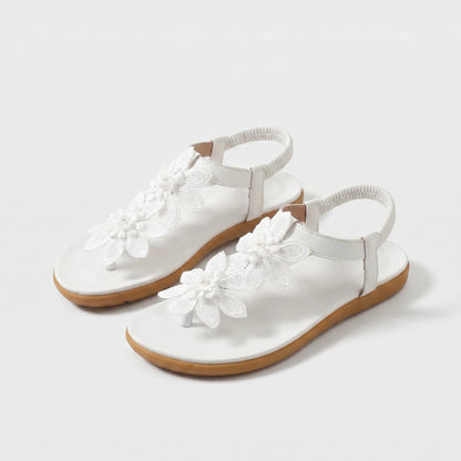 Fiorella Floral-Embellished Orthopaedic Sandals