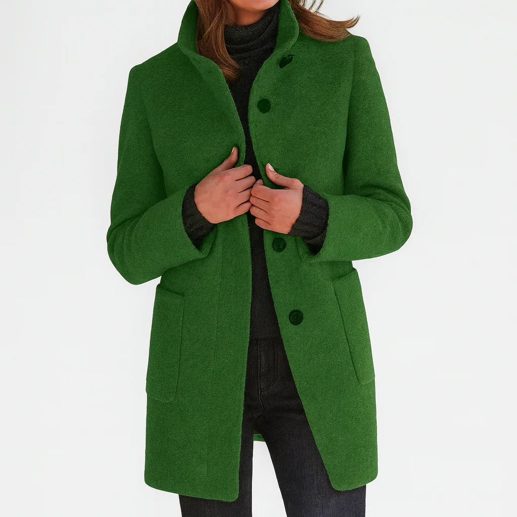 Cecily | Chic and Cozy Coat with a Luxurious High Collar