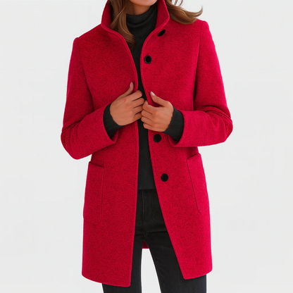 Cecily | Chic and Cozy Coat with a Luxurious High Collar