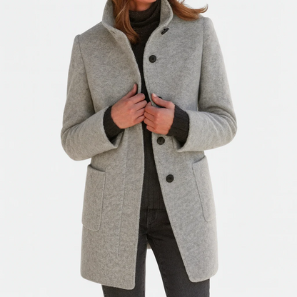 Cecily | Chic and Cozy Coat with a Luxurious High Collar