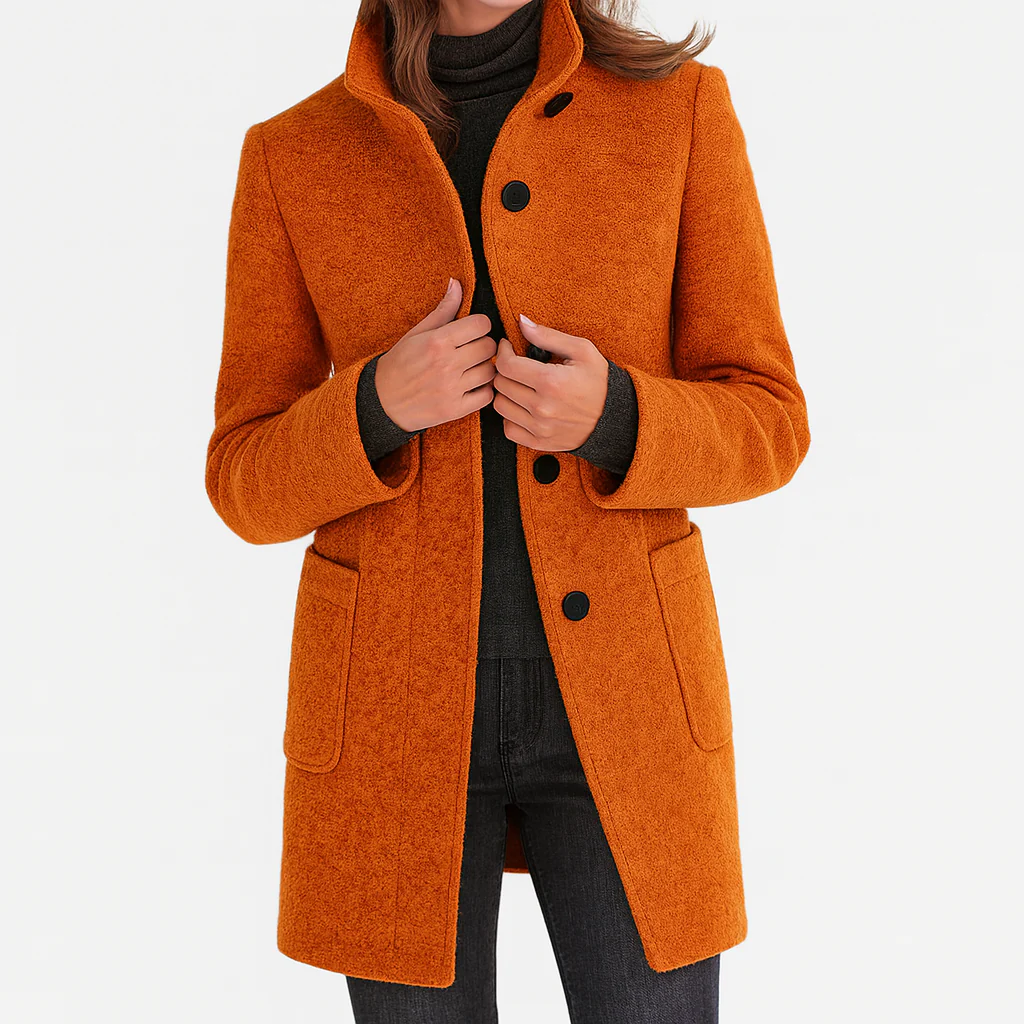 Cecily | Chic and Cozy Coat with a Luxurious High Collar