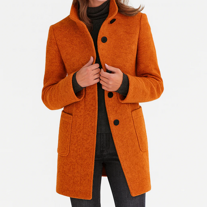 Cecily | Chic and Cozy Coat with a Luxurious High Collar