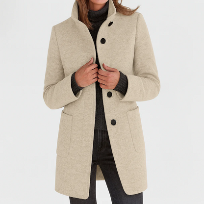 Cecily | Chic and Cozy Coat with a Luxurious High Collar