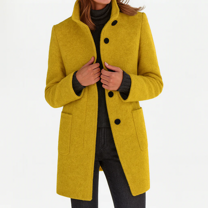 Cecily | Chic and Cozy Coat with a Luxurious High Collar