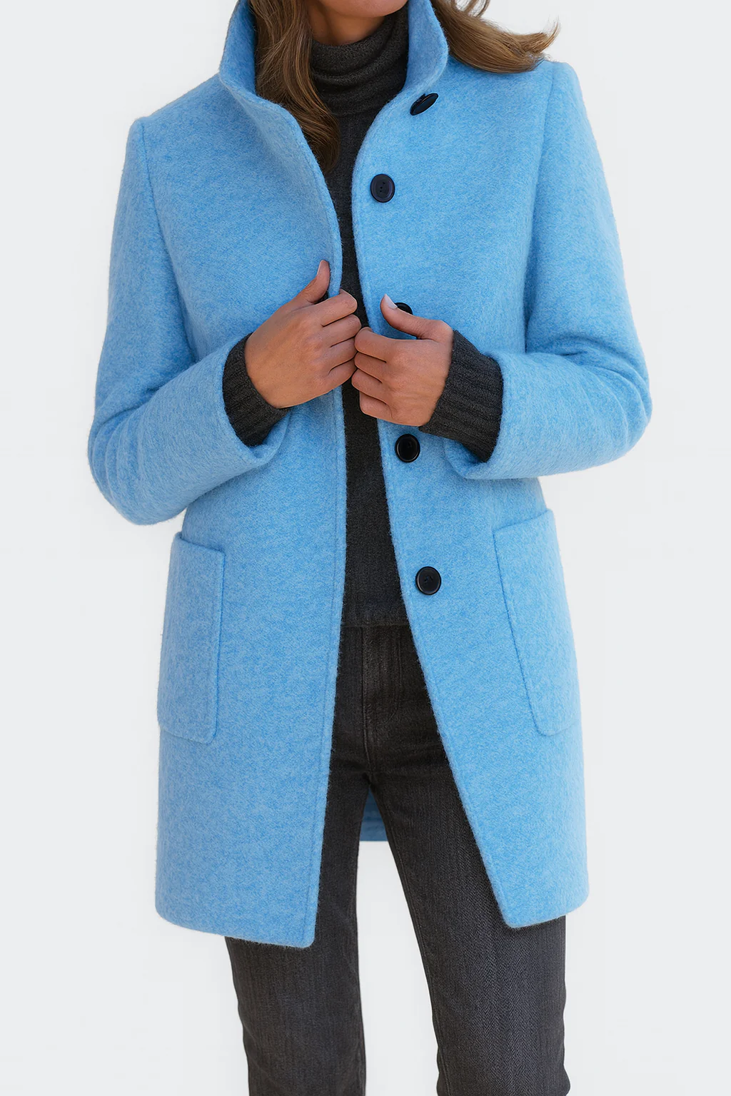 Cecily | Chic and Cozy Coat with a Luxurious High Collar