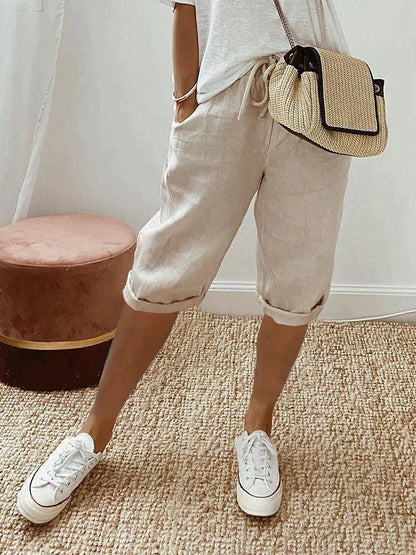 LUI™ – LIGHT COTTON-LINEN SHORTS