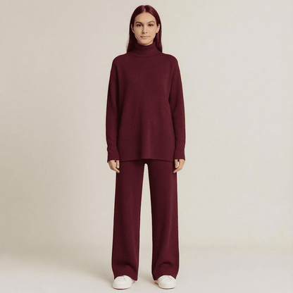Lov Knit Turtleneck Top & Pants Set