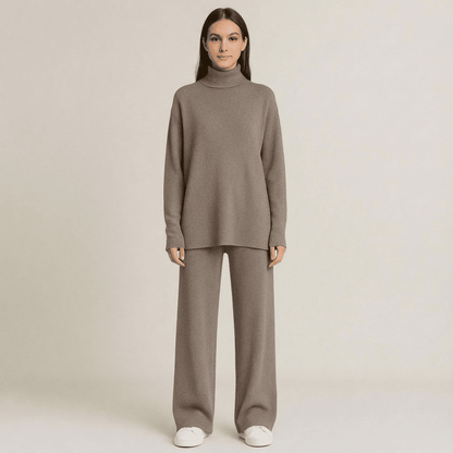 Lov Knit Turtleneck Top & Pants Set
