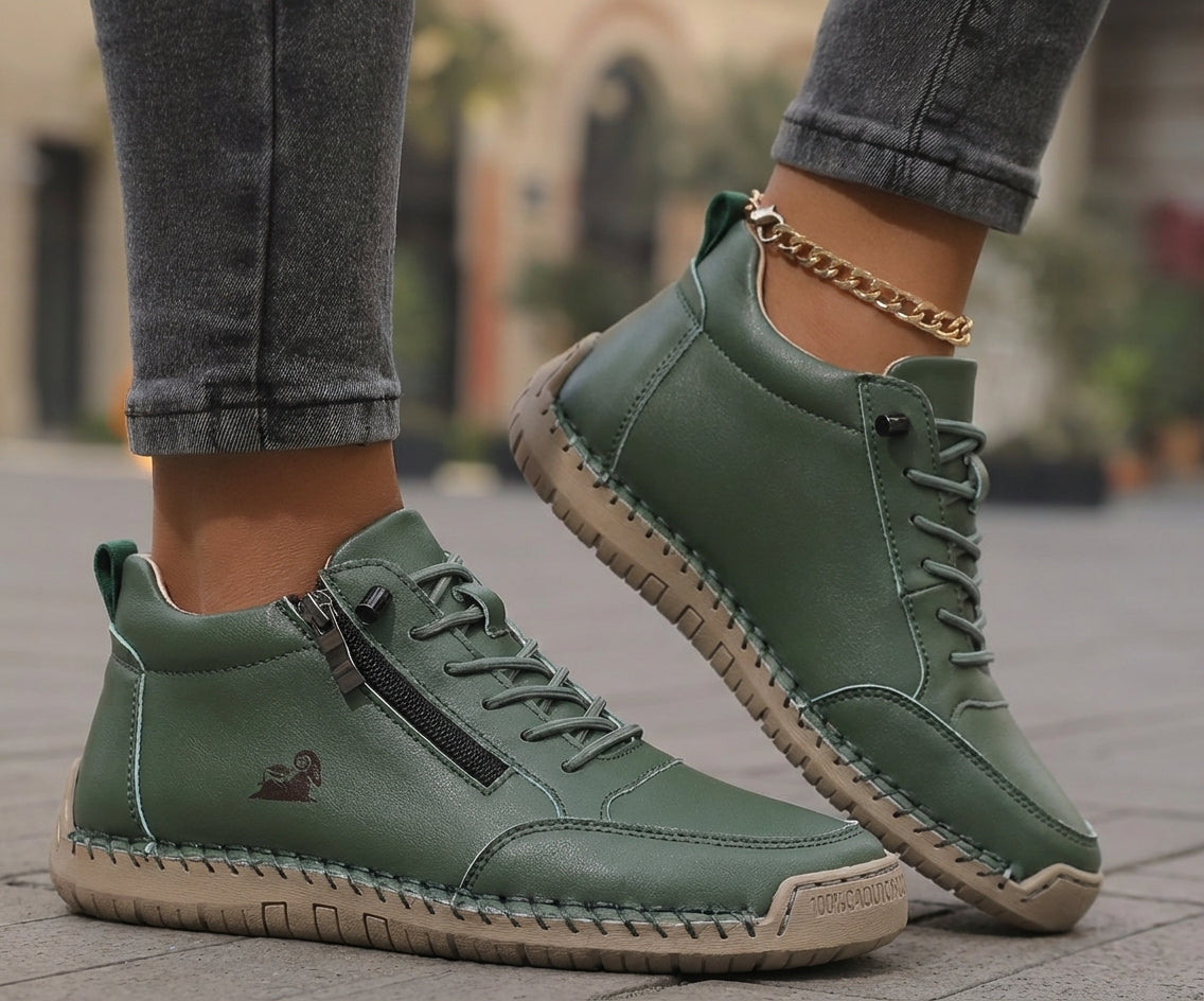 Flora Zip-Up Orthopedic Comfort Shoes