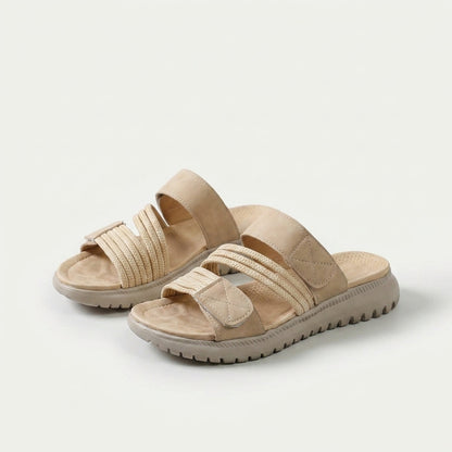 Cleo Cozy Sports Platform Sandals
