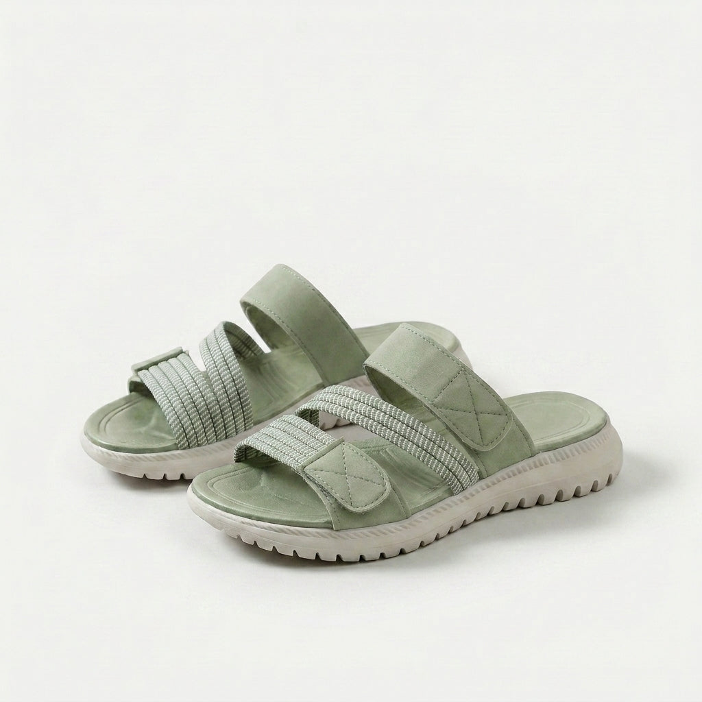 Cleo Cozy Sports Platform Sandals
