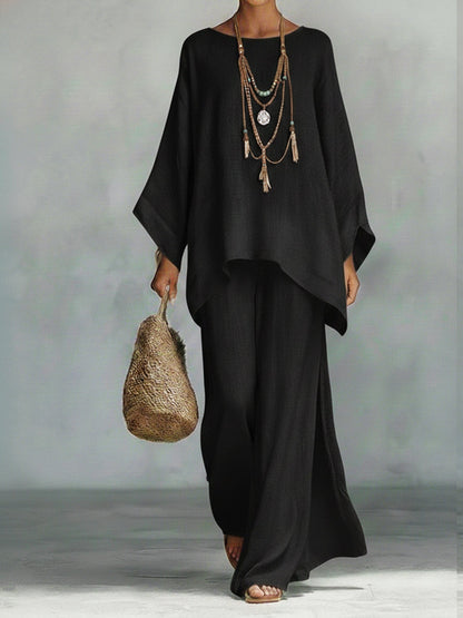 Celine™ | Elegant Linen Two-Piece Set