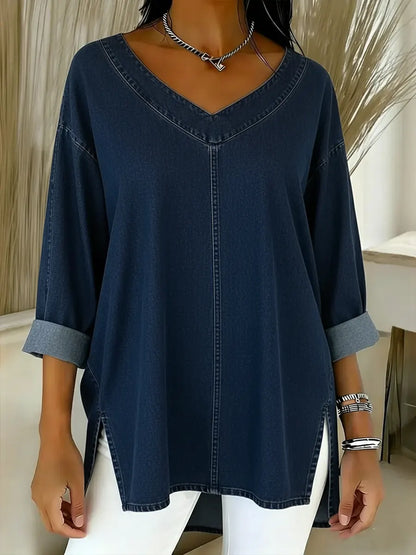 Lucy | Chic Denim Blouse
