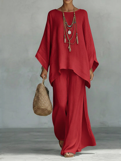 Celine™ | Elegant Linen Two-Piece Set