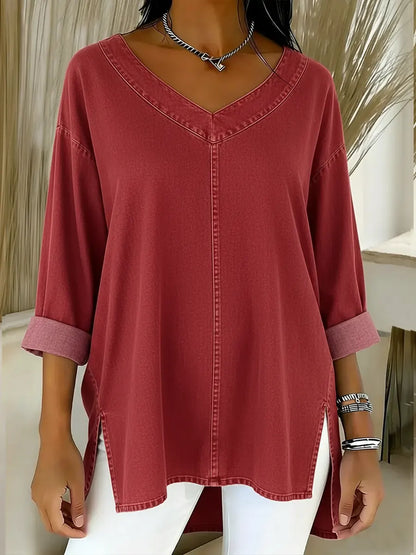 Lucy | Chic Denim Blouse