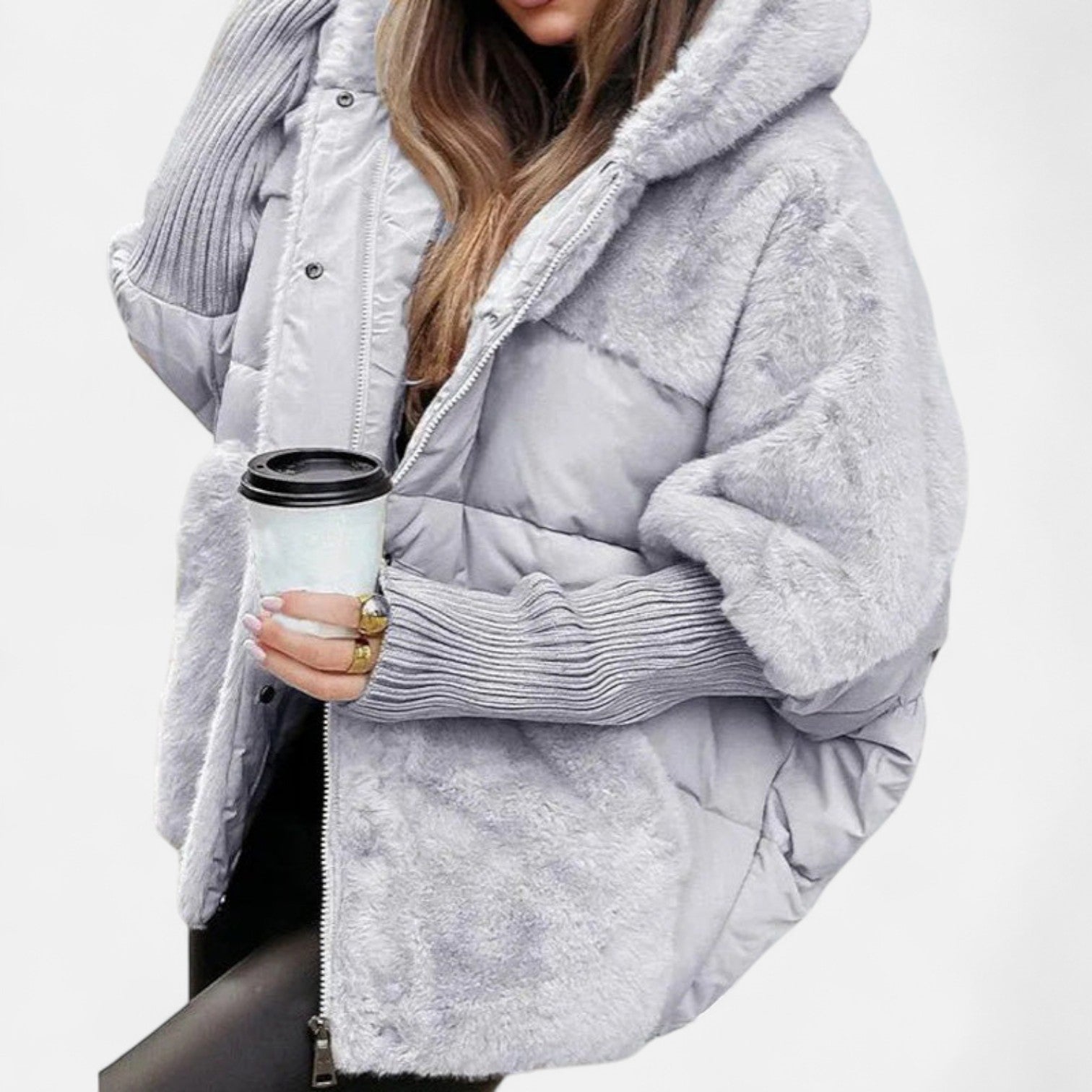 Oversized Hooded Patchwork Puffer Jacket – Harper & Logan Vancouver