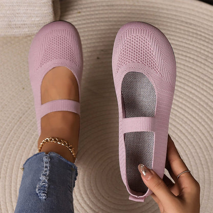 Valerie - Breathable Orthopedic Knit Ballet Flats
