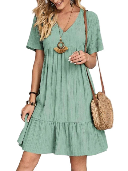 Aurelia Classic V-Neck Slim Shaping Dress
